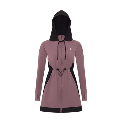 Lanuuk Women's Pink / Purple / Black Active Jacket - Dusk In Pink/purple/black