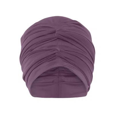Lanuuk Women's Pink / Purple Self-tie Turban - Dusk In Pink/purple