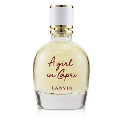 Lanvin - A Girl In Capri Eau De Toilette Spray  90ml/3oz In Pink / White