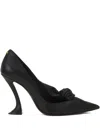 Lanvin Pumps Mit Schleife 100mm In Black