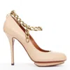 Lanvin 2010 Leather Platform Pumps In Brown