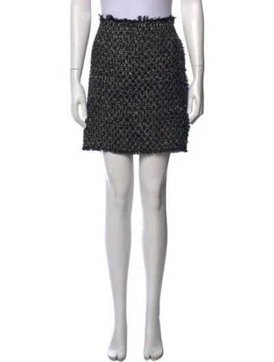 Pre-owned Lanvin 2012 Mini Skirt In Black
