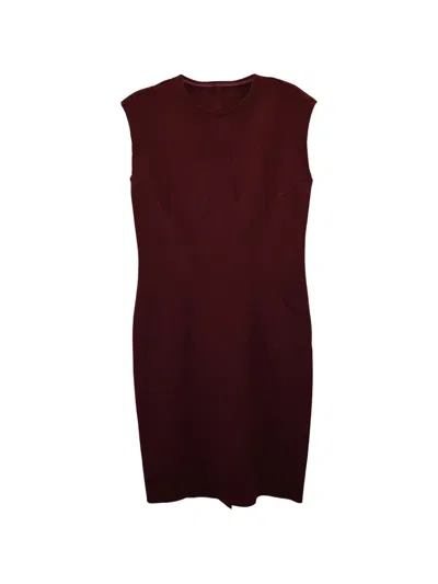 Pre-owned Lanvin 2014 Knee-length Sleeveless Dress In Red