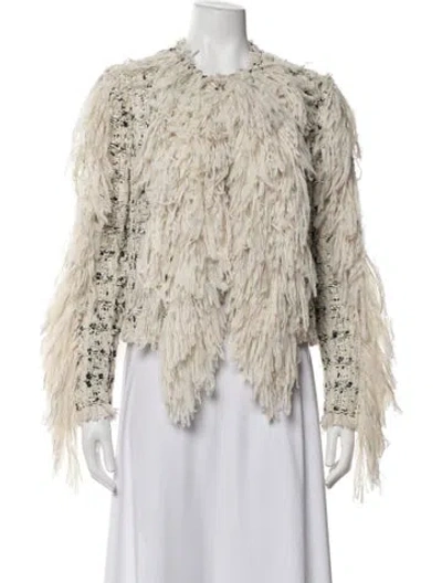 Pre-owned Lanvin 2014 Wool Jacket In Neutrals