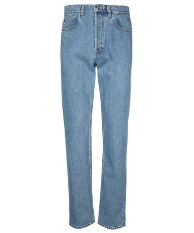 Lanvin 5-pocket Straight-leg Jeans In Blue