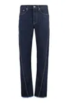 Lanvin Blue Denim Jeans In Navy Blue