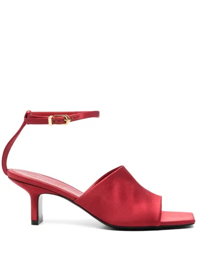 Lanvin 60mm Mesure Sandals In Red