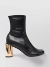 LANVIN 75MM HEEL ANKLE BOOTS