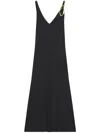 Lanvin Robe Midi Ligne A Sans Manches Pour Femme