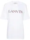 Lanvin White Oversized Embroidered Curb T-shirt
