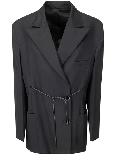 LANVIN DRAWSTRING WAIST BLAZER