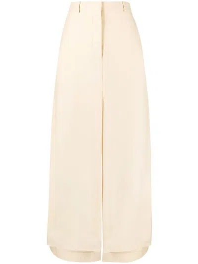 LANVIN A-LINE SLIT MAXI SKIRT