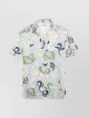 Lanvin Floral Printed Bowling Shirt
