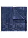 Lanvin Abstract-pattern Scarf In Blue