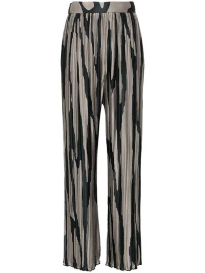 Lanvin Abstract-print Trousers In Grey