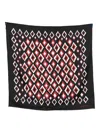 Lanvin Geometric Square Scarf Diamond Motif In Multi