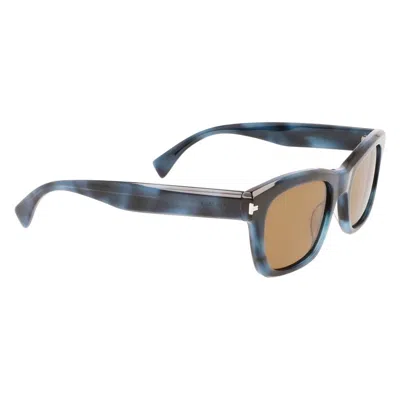 Lanvin Acetate Men's Sunglasses In Blue
