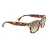 Lanvin Acetate Men's Sunglasses In Brown