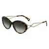 Lanvin Acetate Women's Sunglasses In Brown