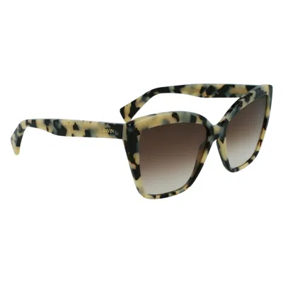 Lanvin Acetate Women's Sunglasses In Grey