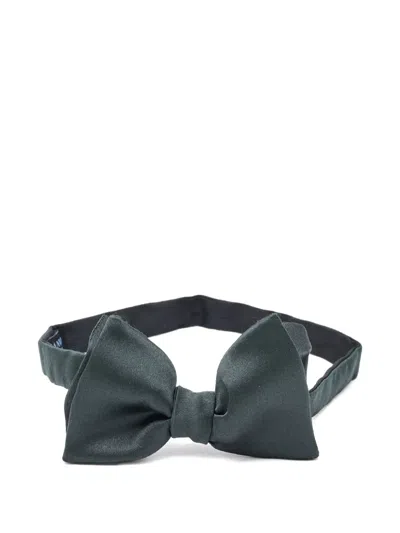 Pre-owned Lanvin Adjustable-strap Bow Tie In Green