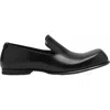 Lanvin Adonis Leather Loafers In Black