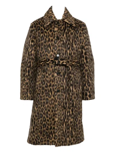 LANVIN ANIMAL-PRINT COAT