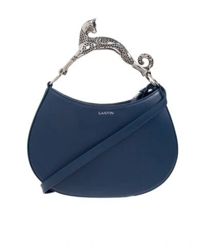 LANVIN LANVIN EMBELLISHED HANDLE ZIPPED TOTE BAG