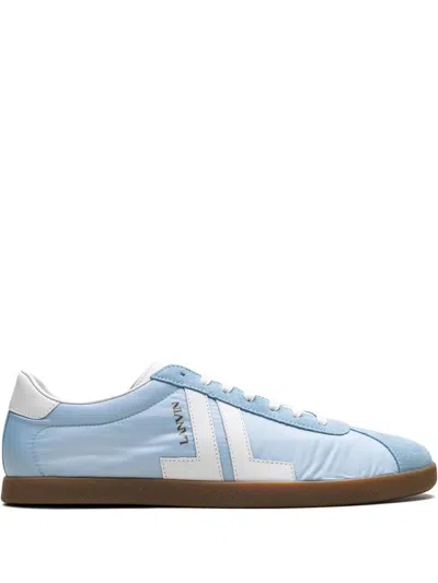 Lanvin Appliqué "light Blue" Sneakers
