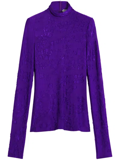Lanvin Appliqué Top In Anemone
