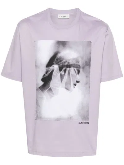 Lanvin Archive Classic T-shirt In Purple