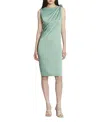 Lanvin Draped Mini Dress With Elegant Detailing