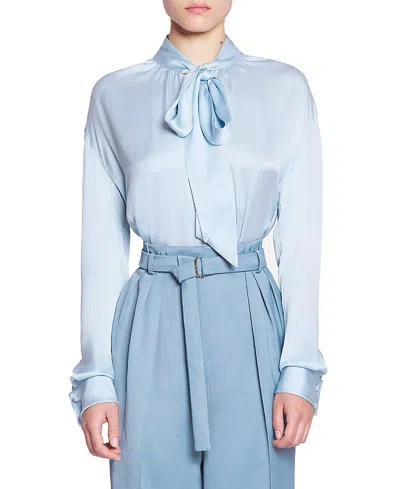 LANVIN ASCOT COLLAR BLOUSE