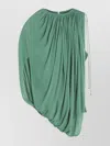 Lanvin Draped Jersey Top