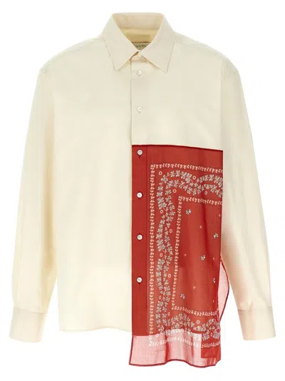 Lanvin Straight Bandana Shirt And Blouse White In Multi