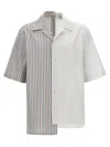 Lanvin Striped Asymmetric Cotton Shirt