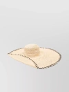 LANVIN ASYMMETRIC WIDE BRIM HAT