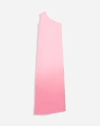 Lanvin Long Asymmetrical Dress With A Ribbon Detail In Venus