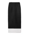 Lanvin Asymmetrical Skirt In Black