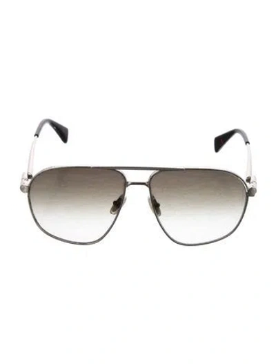 Pre-owned Lanvin Aviator Gradient Sunglasses In Multi