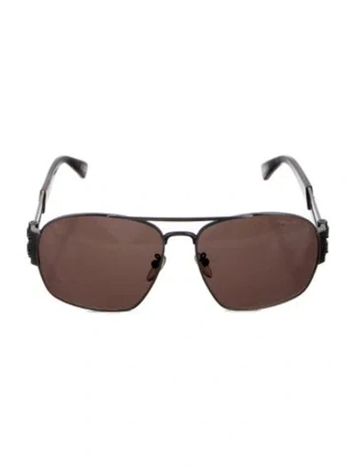Pre-owned Lanvin Aviator Tinted Sunglasses In Multi