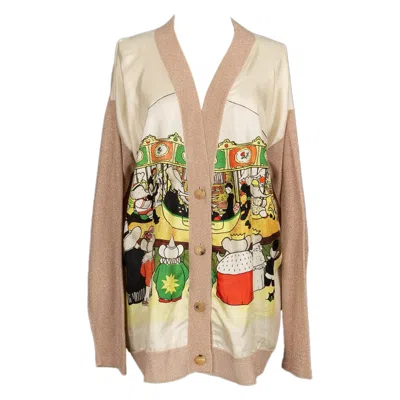 Pre-owned Lanvin "babar" Cardigan, Fall 2019 In Sand