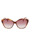 LANVIN LANVIN BABE 59MM GRADIENT CAT EYE SUNGLASSES
