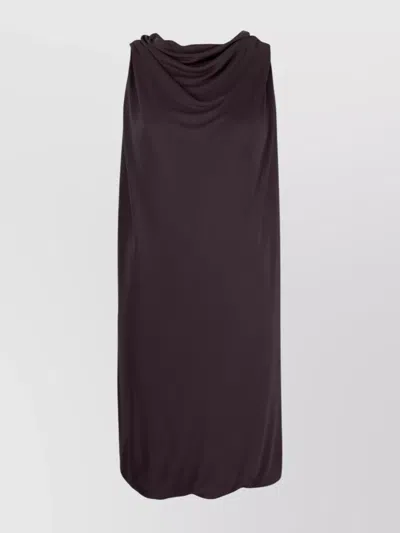 LANVIN BACK TWISTED DRESS SCARF KNEE