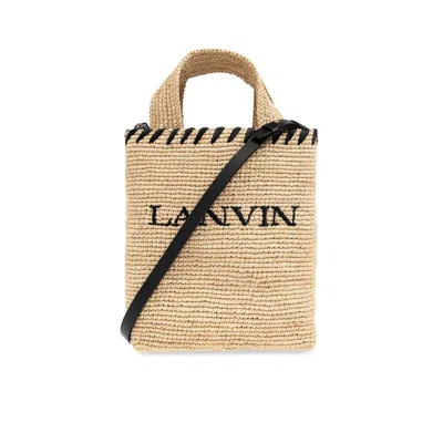 Lanvin Bag Type Shopper In Sand