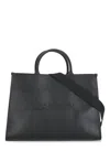 Lanvin Logo-embossed Leather Tote Bag