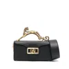 Lanvin Sculptured Jewelry Top Handle Shoulder Bag In Black