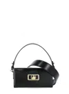 Lanvin Rectangular Smooth Nano Shoulder Bag In Black