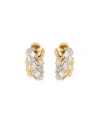 Lanvin Baguettes Melodie Earrings In Gold/crystal
