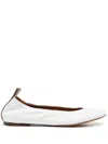 Lanvin Ballerina Nappa Shoes In White